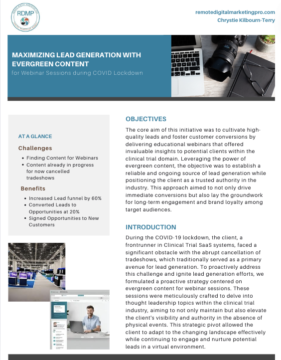 Maximizing Lead Generation with Evergreen Content