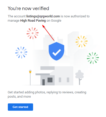 Verify Google My Business Profile